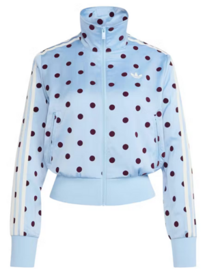adidas Women's Satin Polka Dots TT Track Jacket
