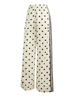 Adidas Women's Satin Polka Dots Wide Leg Pant
